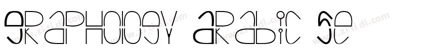 Graphology Arabic Se字体转换